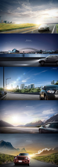 唯美風(fēng)景汽車(chē)廣告